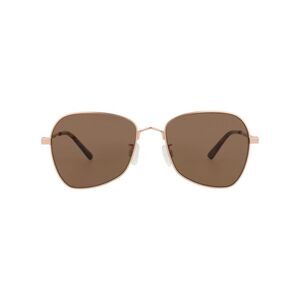 McQ Alexander McQueen Square-Frame Metal Sunglasses Gold Unisex-Adult